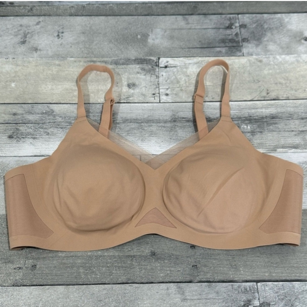 Honeylove Crossover wireless Bra XL Sand color